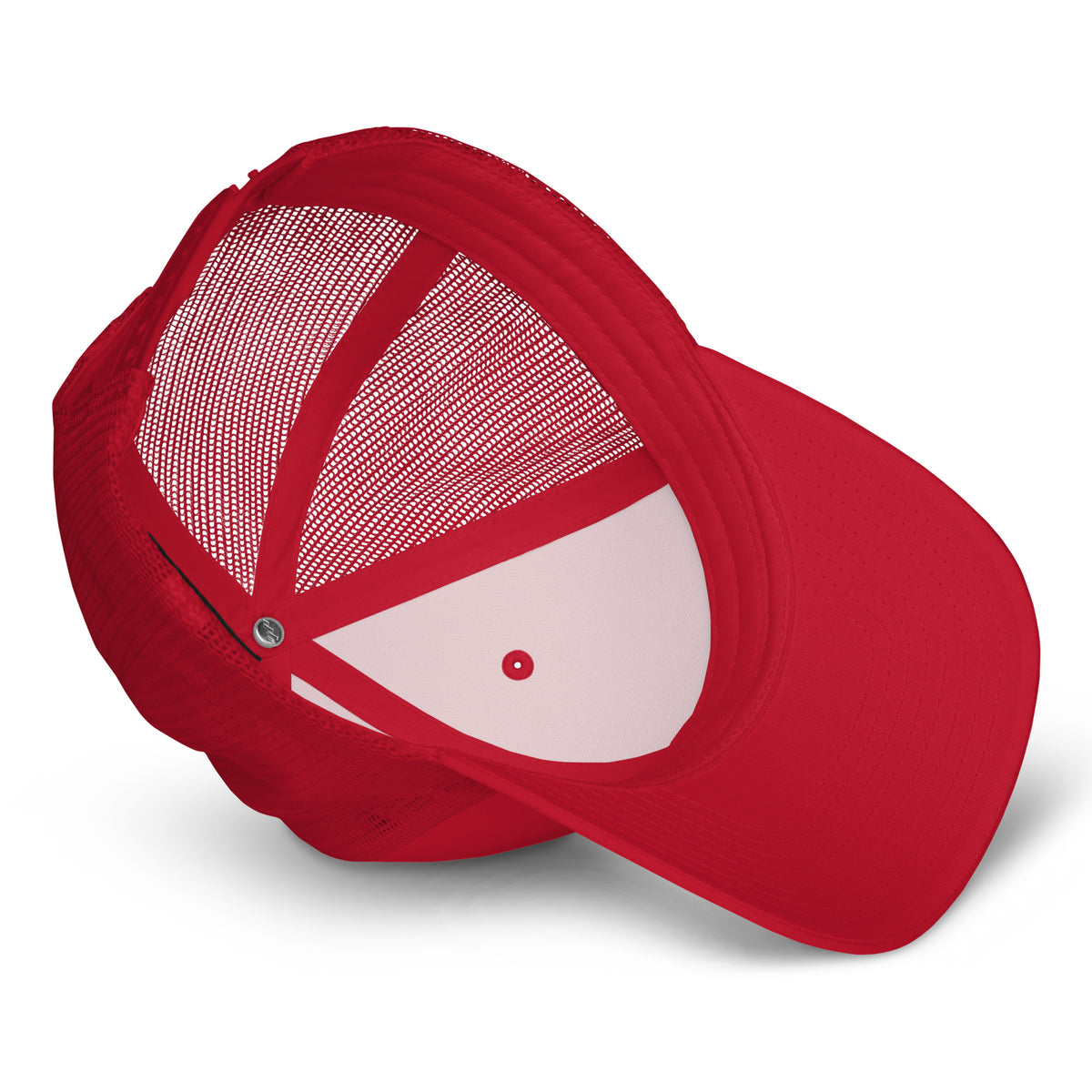 LivEƎvi⅃ trucker cap in red, product detail view