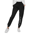 LivEƎvi⅃ After Dark fleece sweatpants in black, front view
