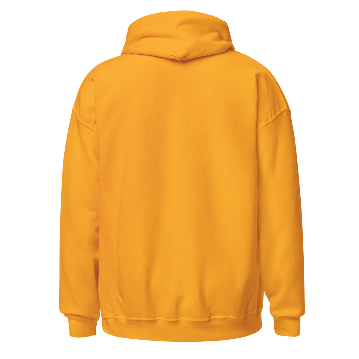 LivEƎvi⅃ 2OF3 Big & Tall graphic hoodie in gold, back view
