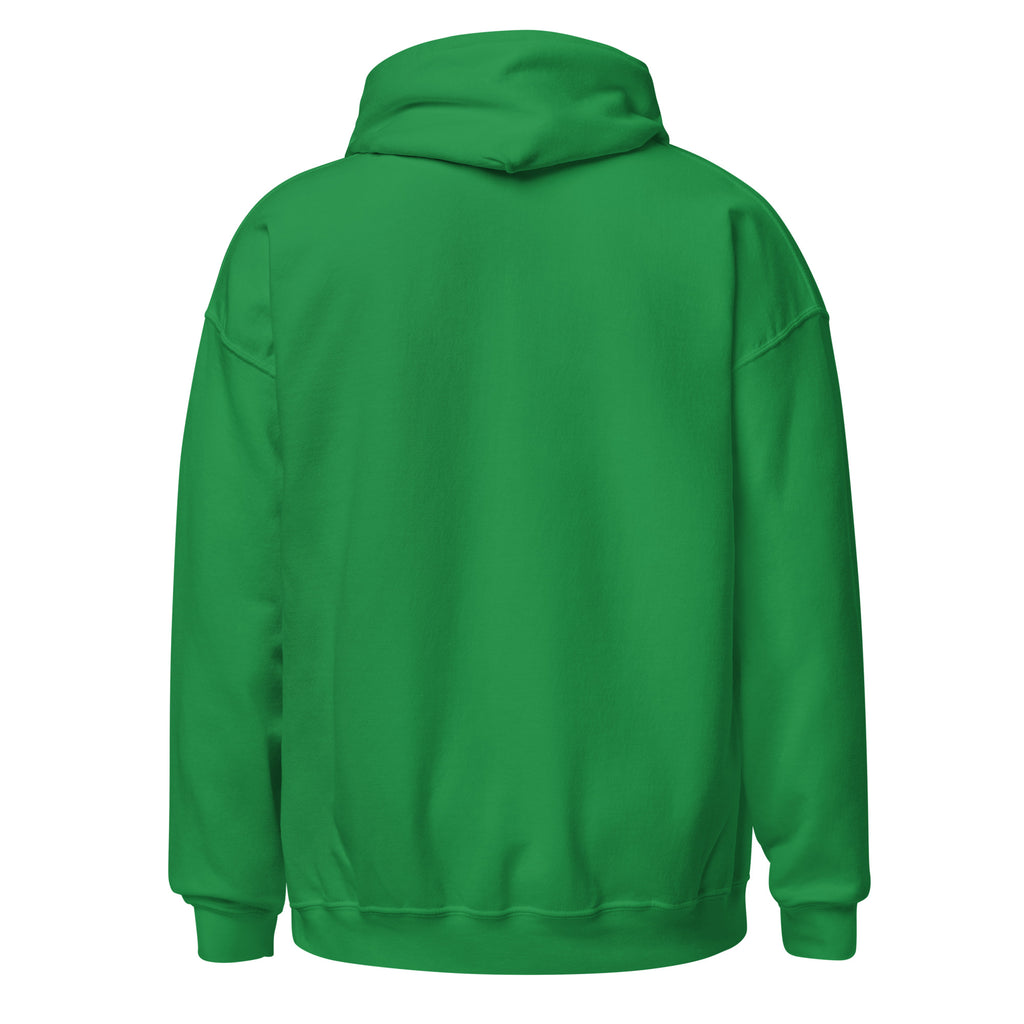 LivEƎvi⅃ 1OF3 Big & Tall graphic hoodie in Irish green, back view