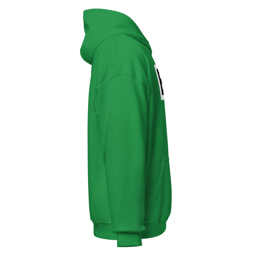LivEƎvi⅃ 2OF3 Big & Tall graphic hoodie in Irish green, right view
