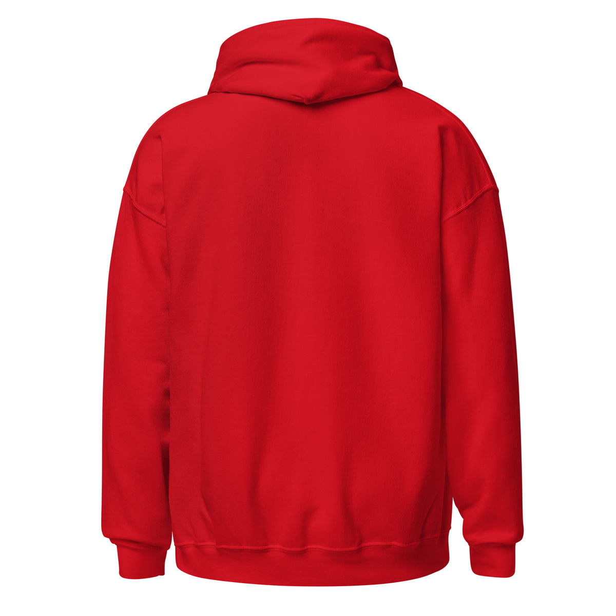 LivEƎvi⅃ 1OF3 Big & Tall graphic hoodie in red, back view