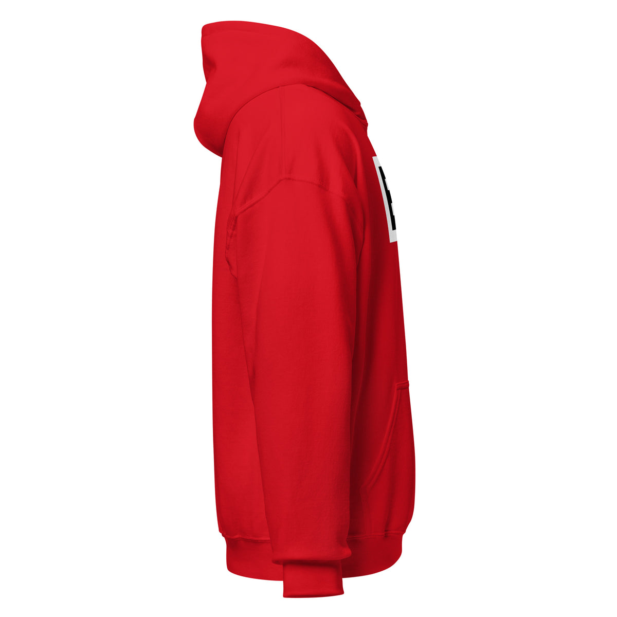 LivEƎvi⅃ 2OF3 Big & Tall graphic hoodie in red, right view