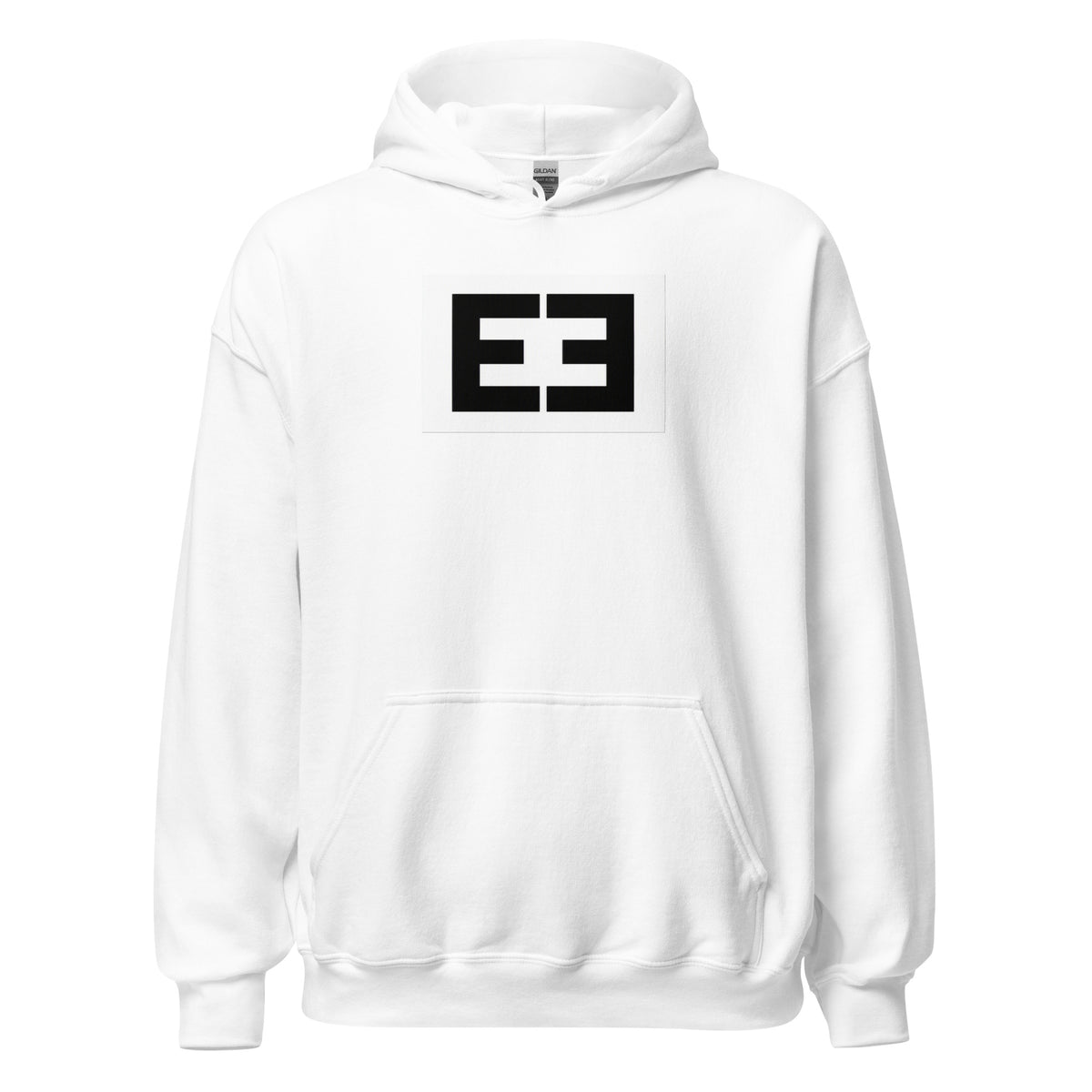 LivEƎvi⅃ 2OF3 Big & Tall graphic hoodie in white, front view