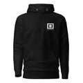 The Wendell LivEƎvi⅃ graphic hoodie in black, front view