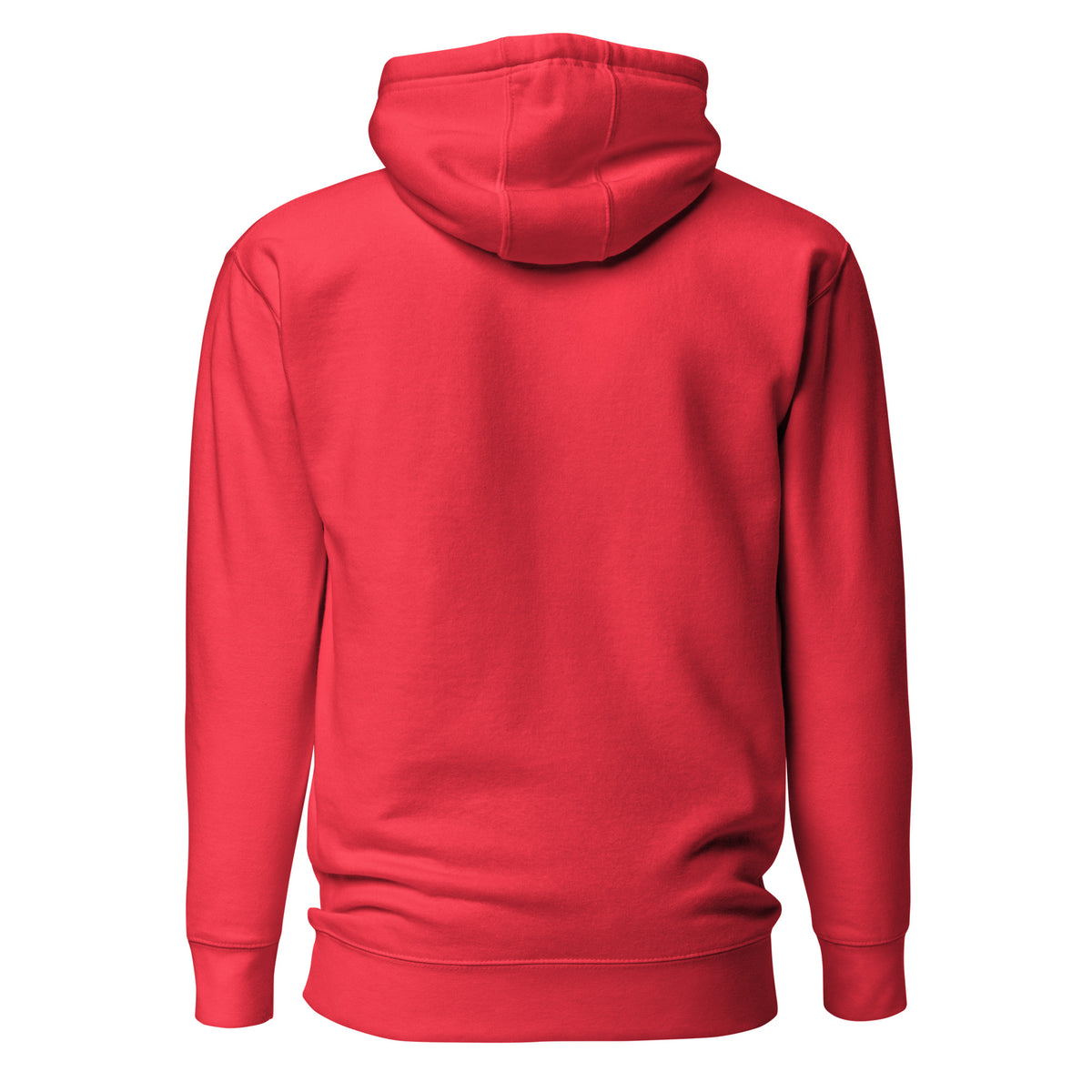 Cthulhu's Empathy 1 LivEƎvi⅃ graphic hoodie in team red, back view