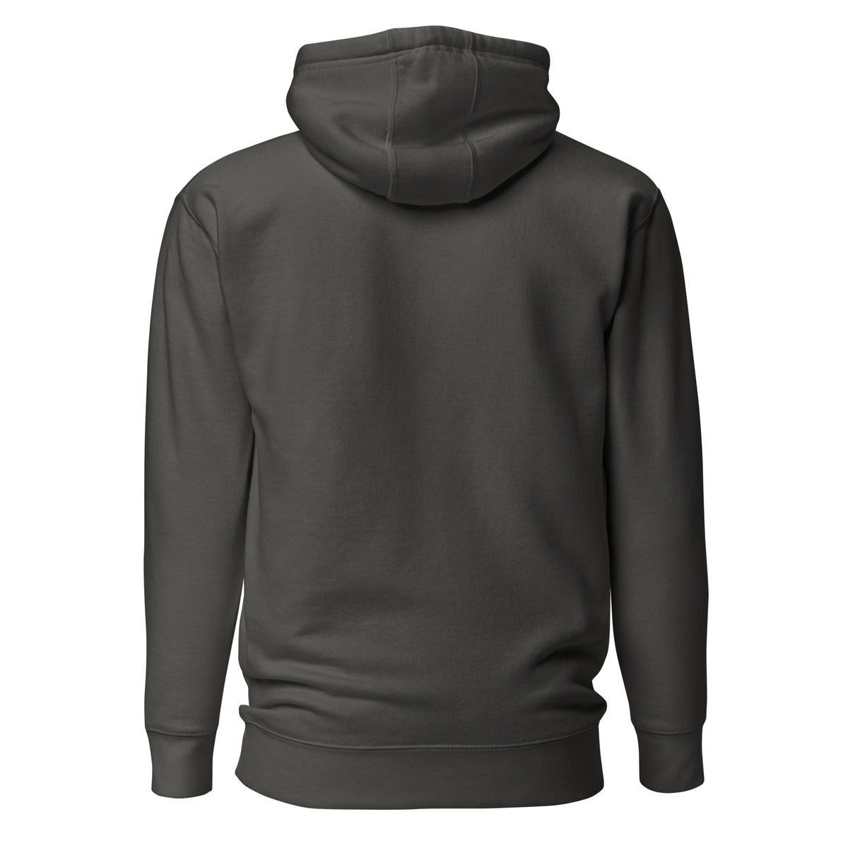 Cthulhu's Empathy 1 LivEƎvi⅃ graphic hoodie in vintage black, back view
